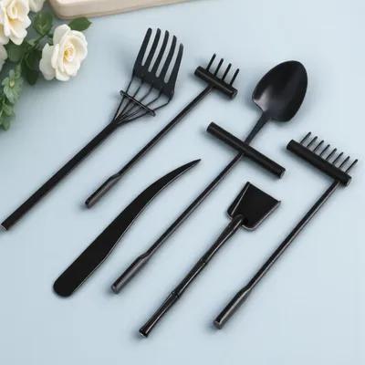 Gardening Tools Rake - 6Pcs Set Garpu Taman Zen Mini