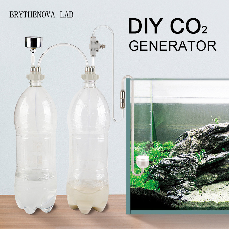 Aquaponics Fish Tank - Generator CO2 untuk Akuarium Tanaman, Kit