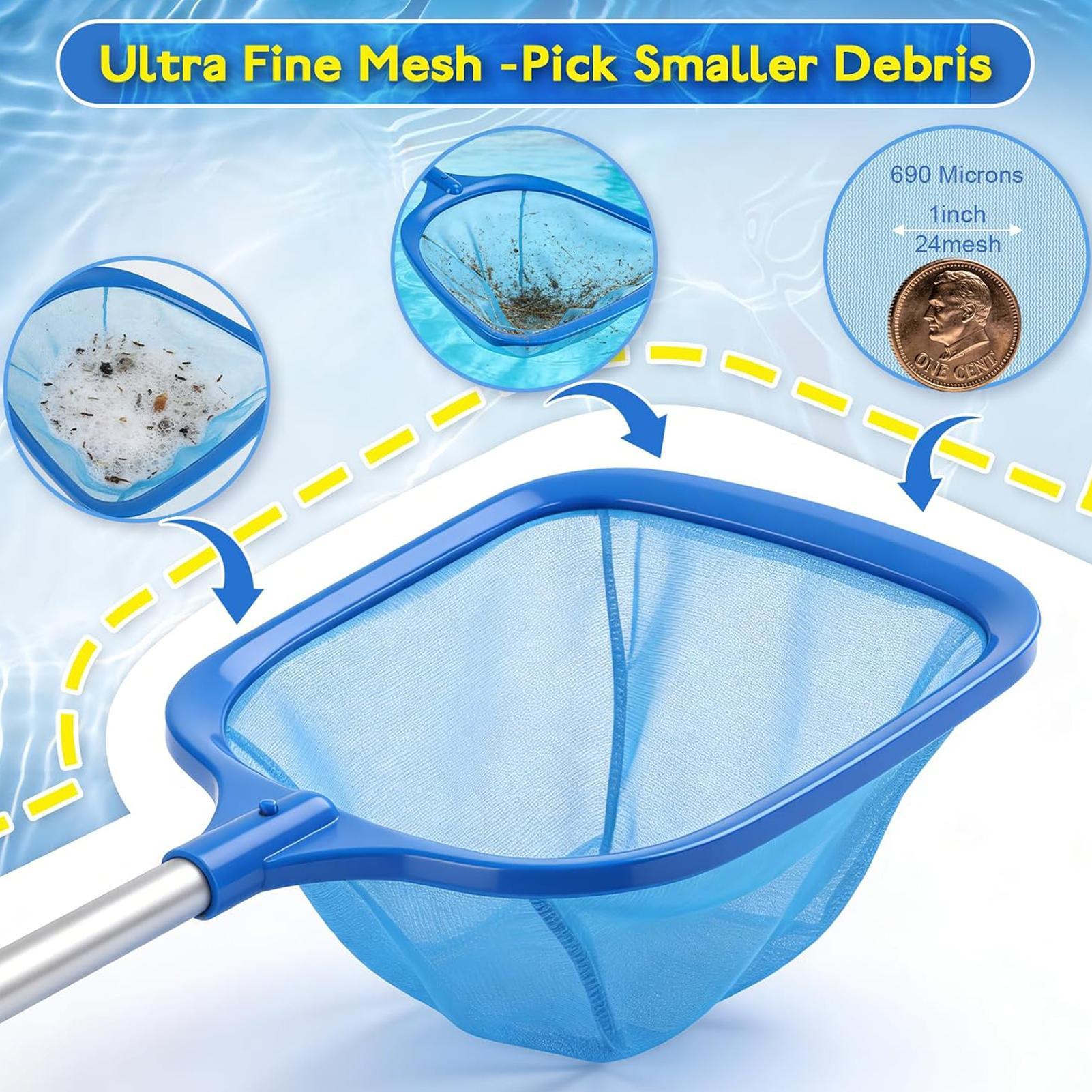 Gardening Tools Rake - Alat Penyaring Jaring Kolam Renang, Sekop