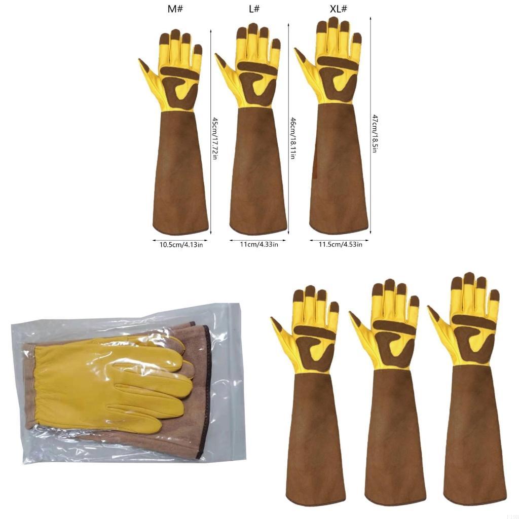 Garden Gloves Thorn Proof - Sarung Tangan Pemangkasan Mawar Kulit F19B