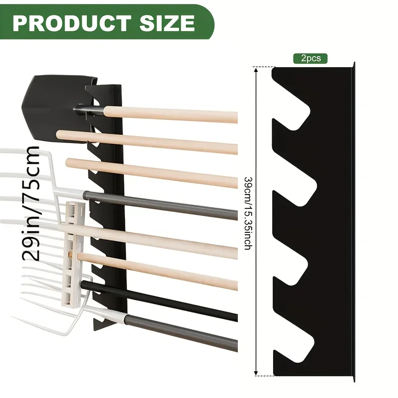 Gardening Tools Shovel - Rak Alat Kebun Logam Tugas Berat
