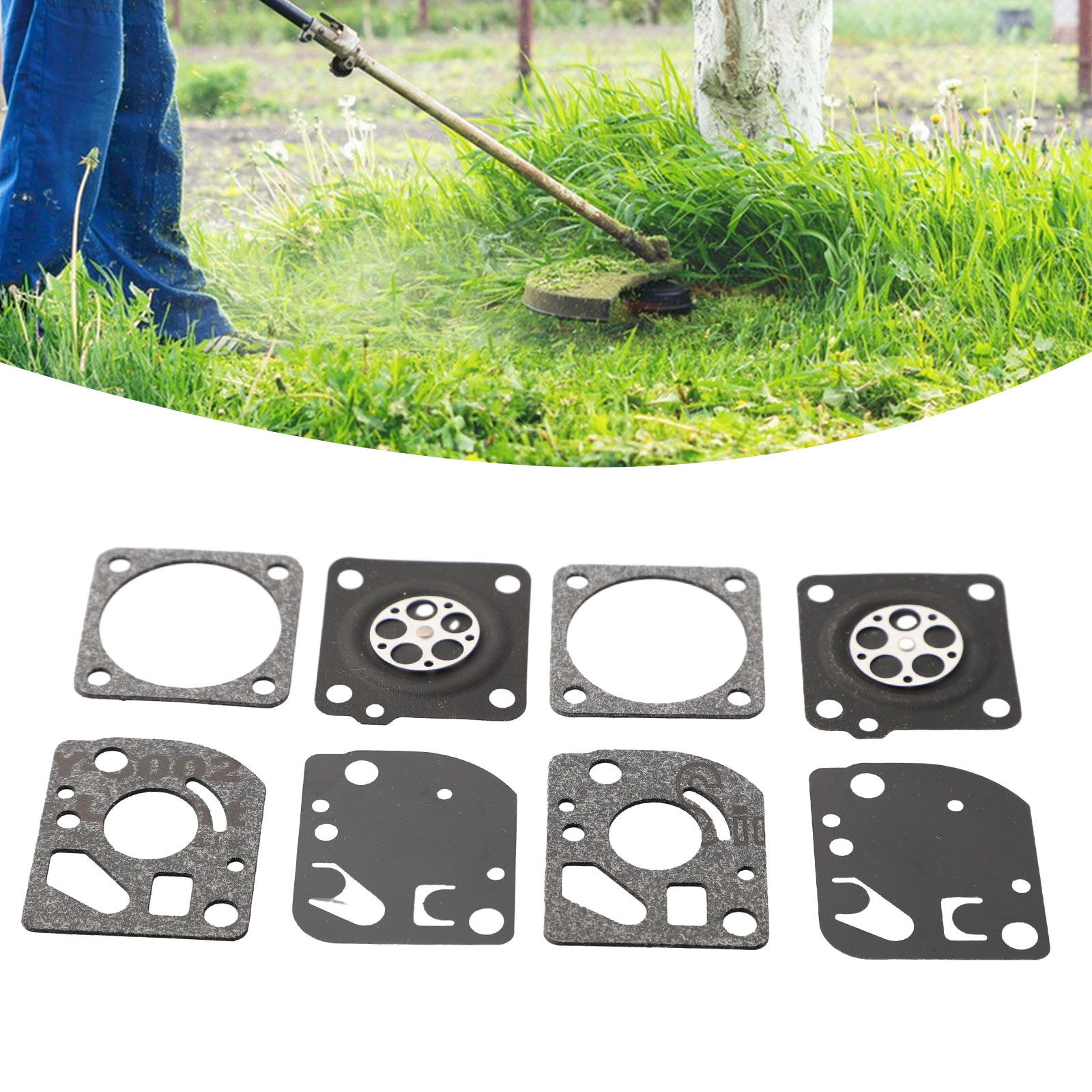 Gardening Tools Ryobi - 2set perlengkapan reparasi karburator diafragma untuk