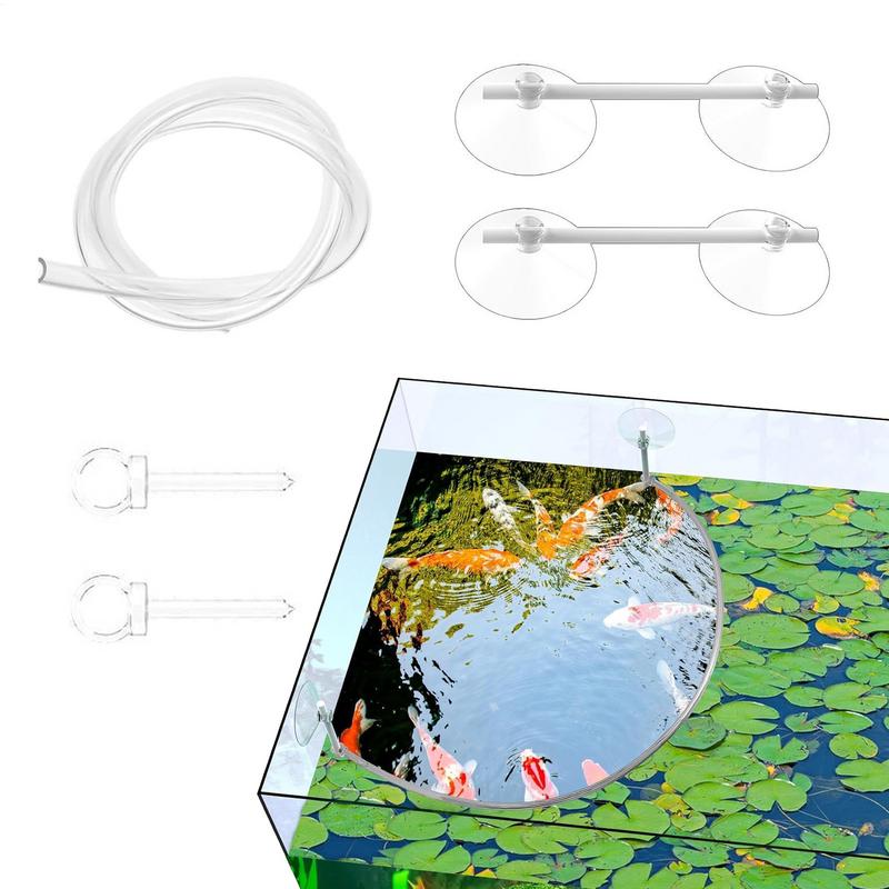 Aquaponics Fish Tank - Cincin Makan Ikan Karang Tanaman Mengambang