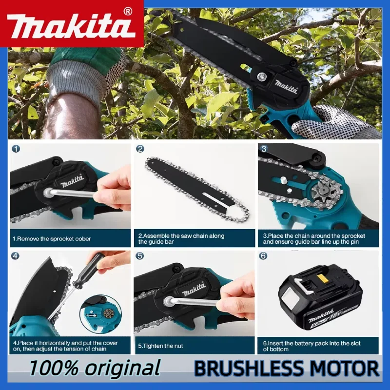 Gergaji Rantai Makita 6 Inci 1 - Gardening Tools Electric ulasan dan harga