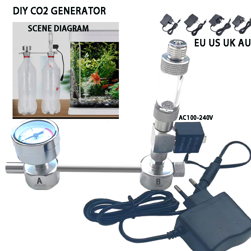 Kit Sistem Generator CO2 DIY u - Aquaponics Fish Tank ulasan dan harga