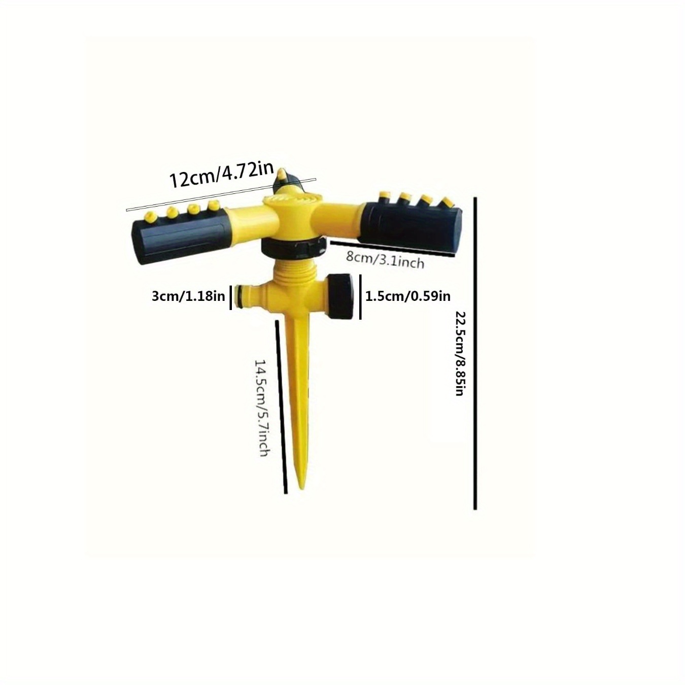 1 buah 360 °   Kepala Penyiram - Gardening Tools And Equipment ulasan dan harga