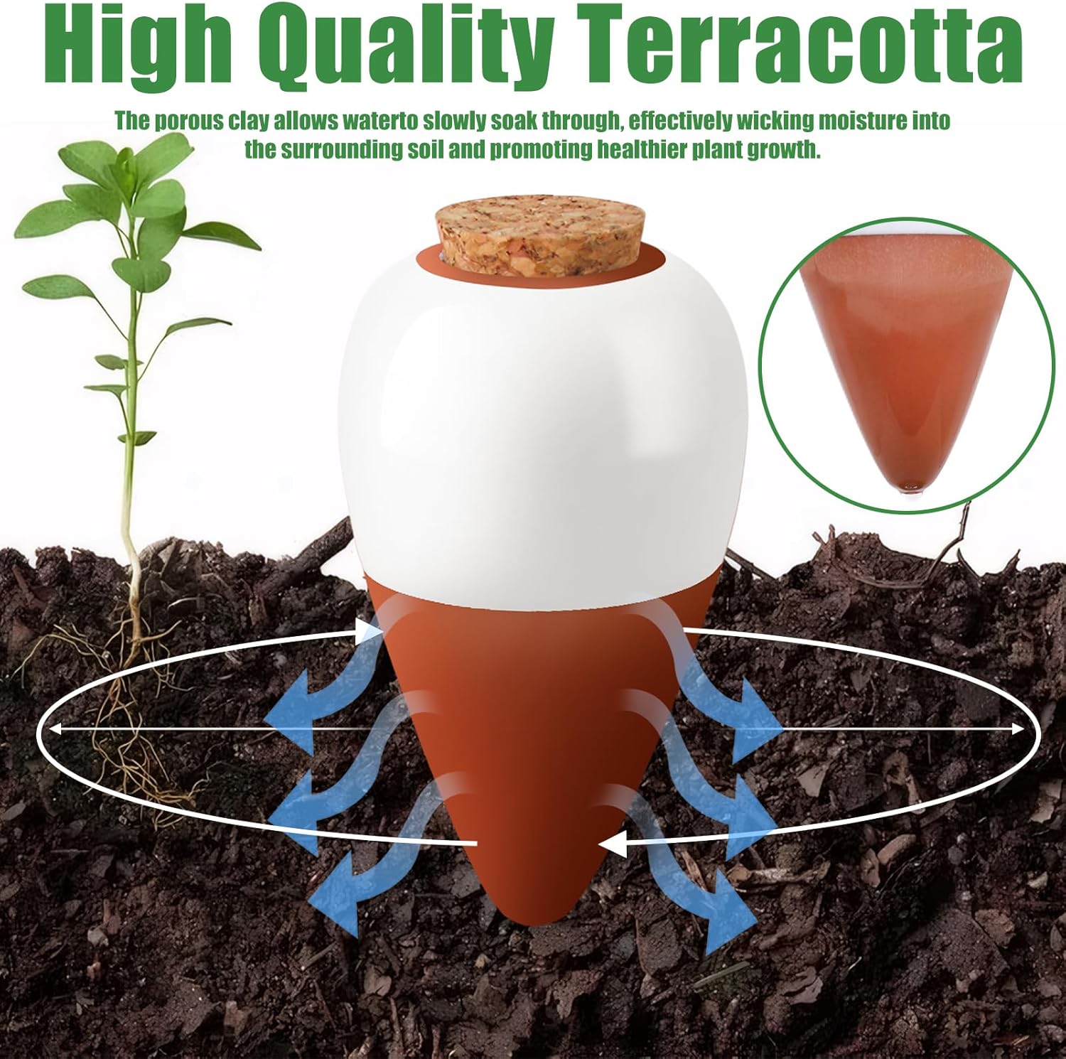 Penetes Air Tanaman dari Terak - Root Watering Spike ulasan dan harga