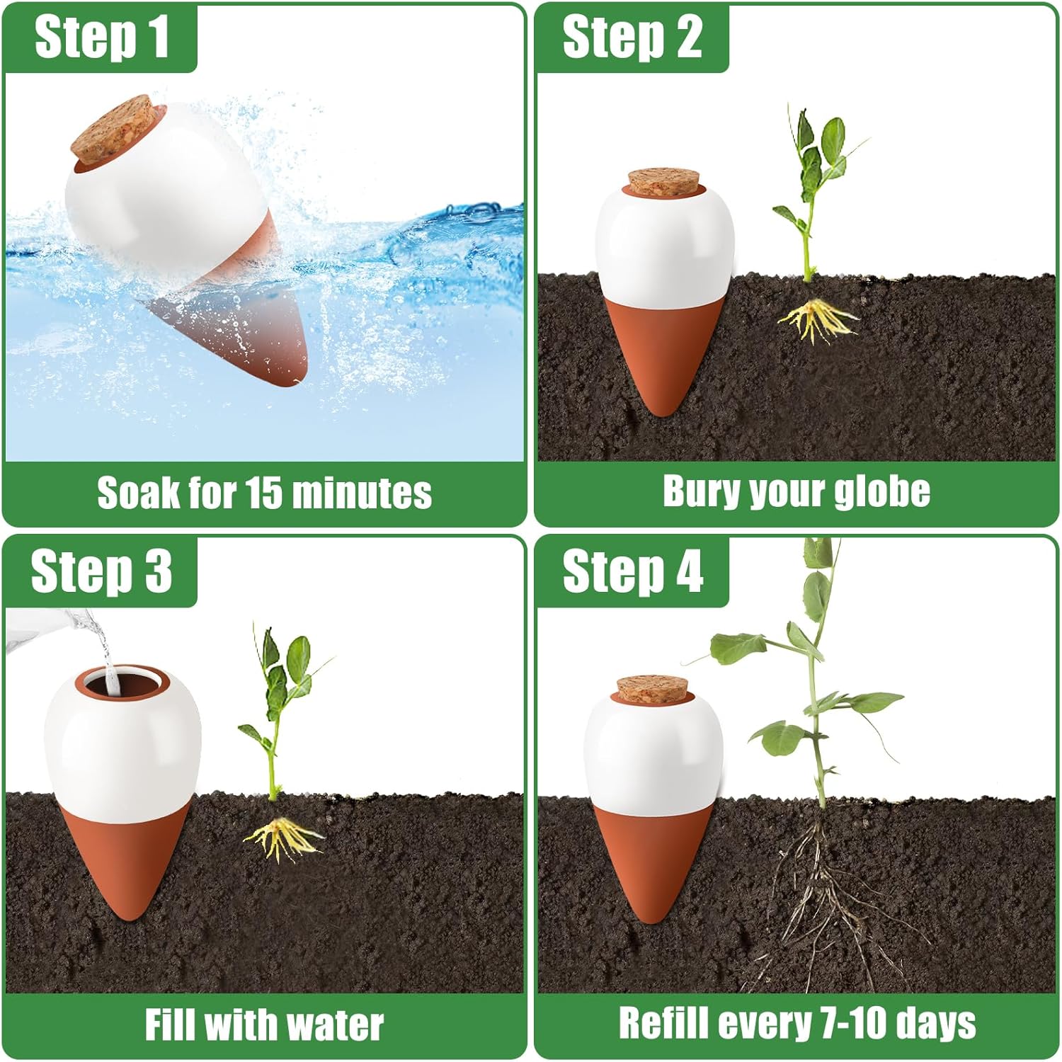Penetes Air Tanaman dari Terak - Root Watering Spike ulasan dan harga