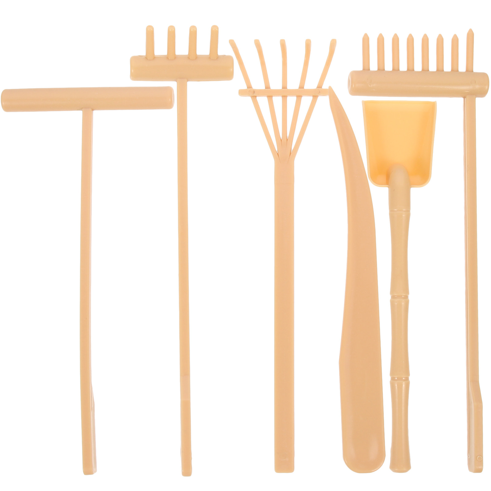 6Pcs Alat Garpu Pasir Taman Ze - Gardening Tools Rake ulasan dan harga