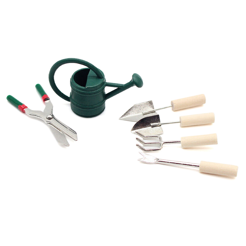 1/12 Set Alat Berkebun Miniatu - Gardening Tools And Equipment ulasan dan harga