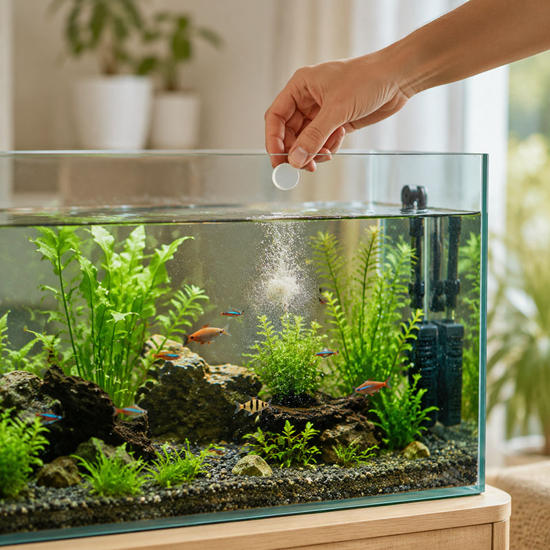 Tablet Penghilang Alga Akuariu - Aquaponics Fish Tank ulasan dan harga