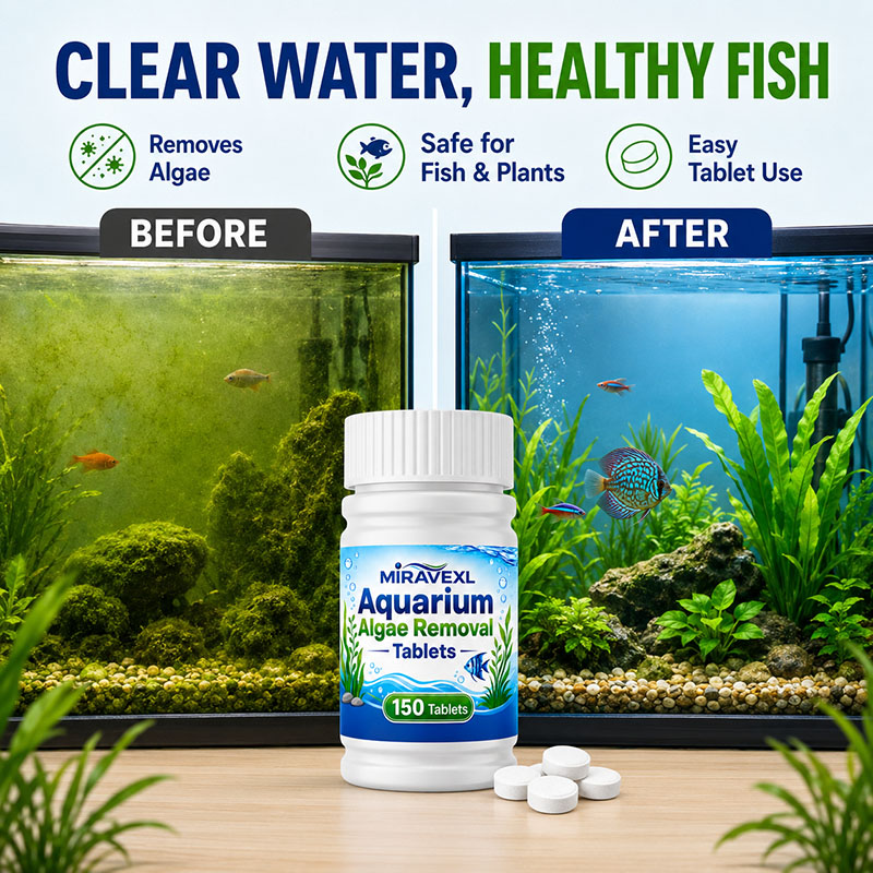 Tablet Penghilang Alga Akuariu - Aquaponics Fish Tank ulasan dan harga
